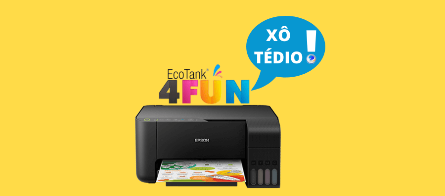 Epson lança o Eco Tank 4 Fun: site de projetos criativos para imprimir em casa!