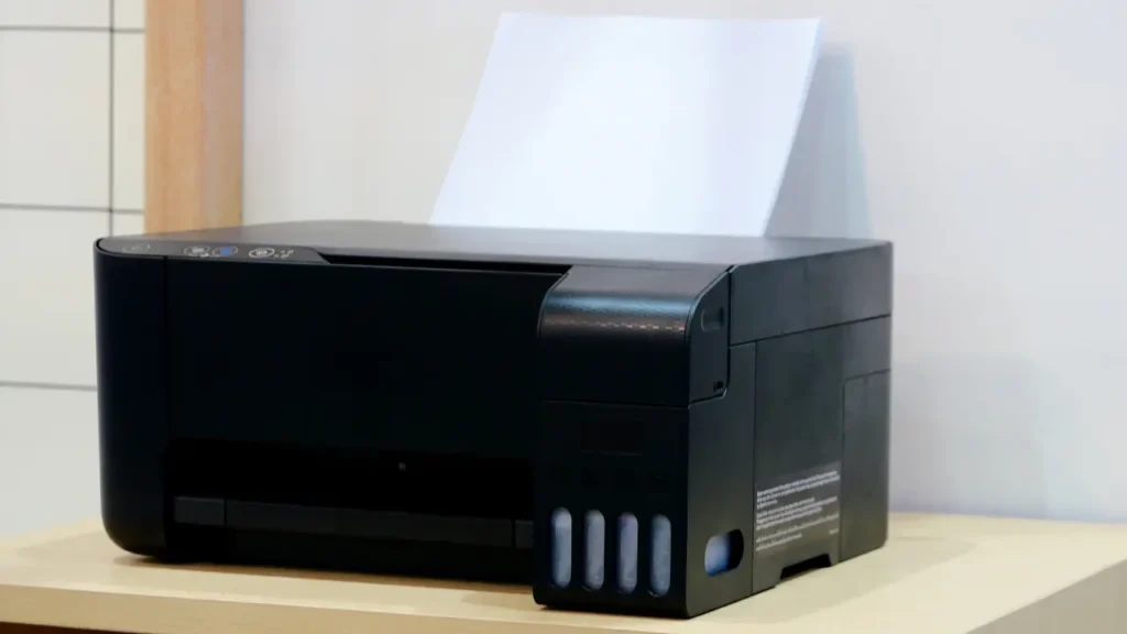 impressora na mesa