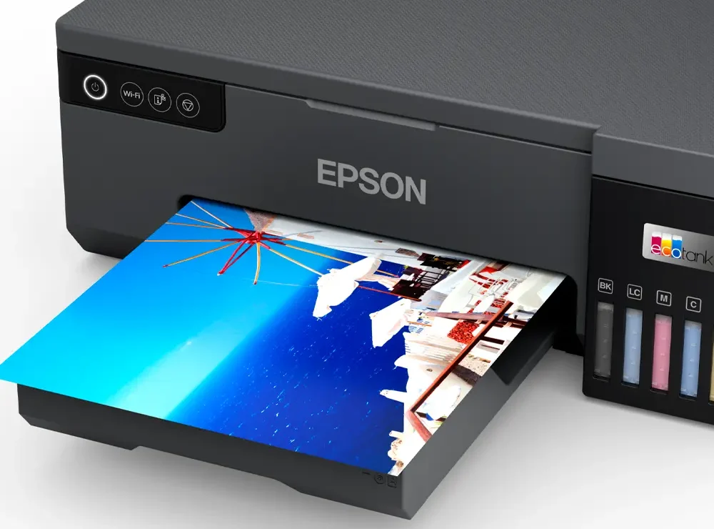 Impressora fotografica epson l8050 e l18050 faz fotos sem bordas até 2m