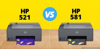 impressoras hp 521 e hp 581